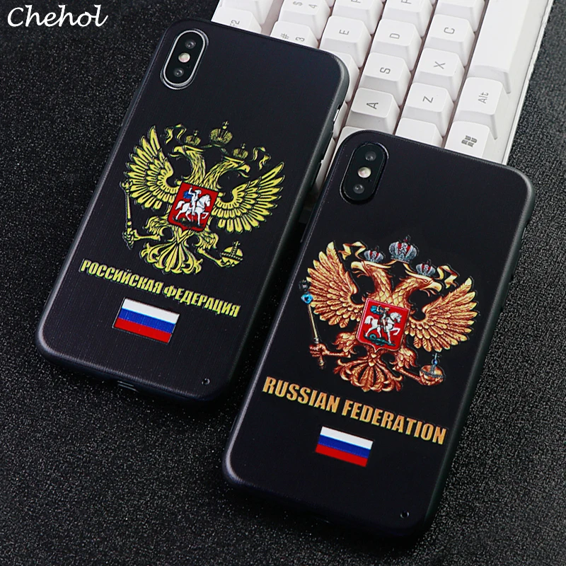 Россия за чехол на айфон iPhone 6 S 7 8 плюс X XS MAX XR пальто руки День Победы Мягкий