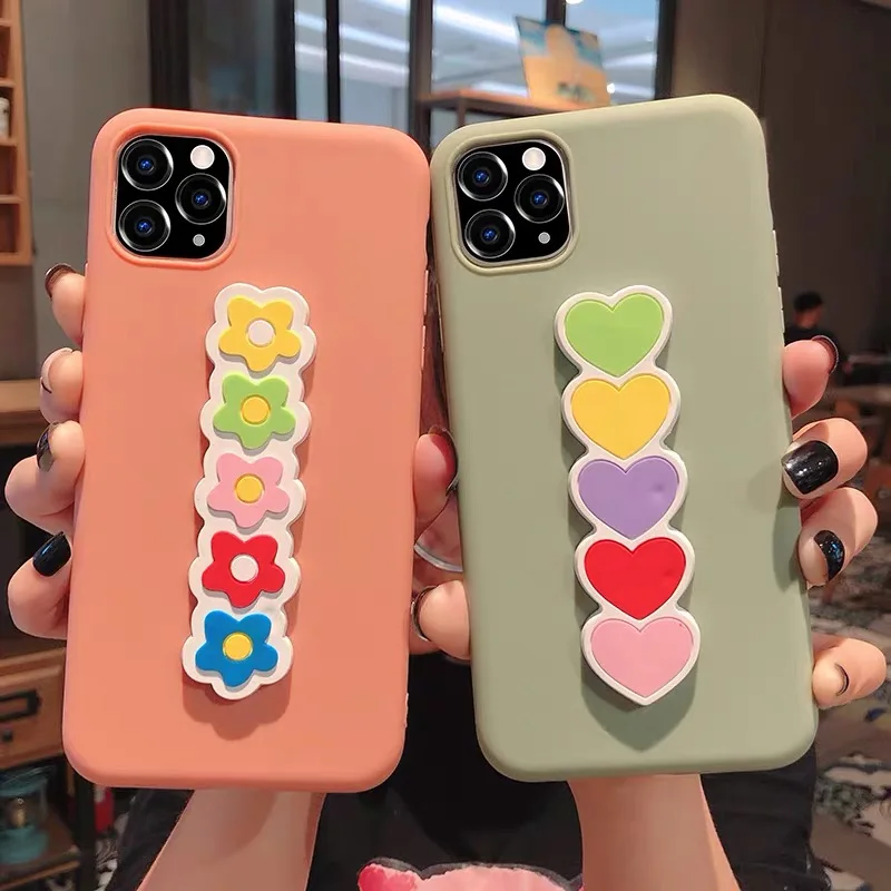 Роскошный мягкий силиконовый мультяшный держатель для Samsung Galaxy A5 A6 A7 A8 A9 A9S A920 A70 A750