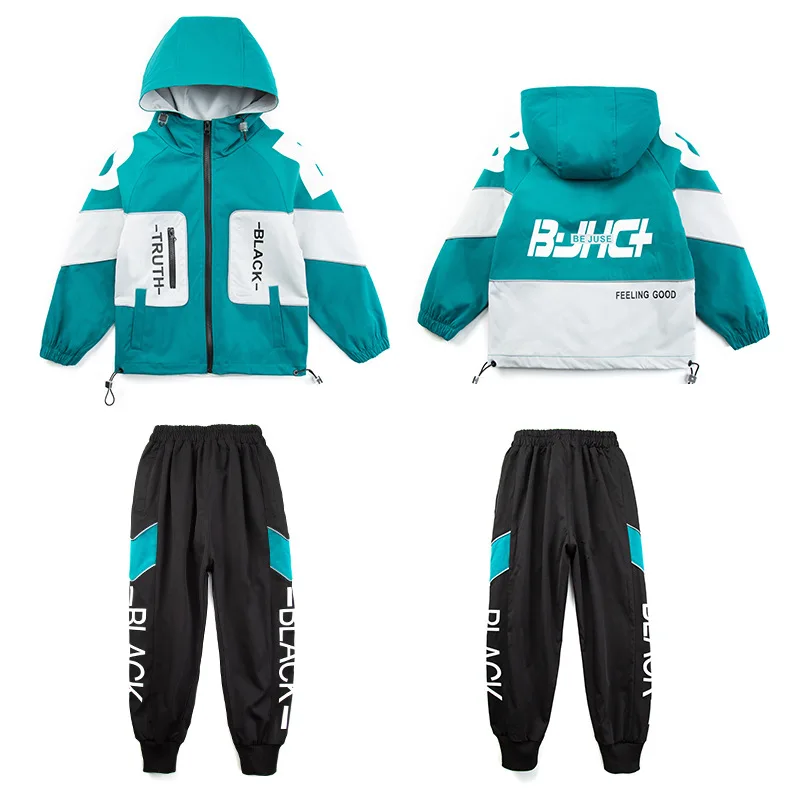 

2021 Fashion Spring Autumn Boys Clothing SuitsCoat + Pants2pcs/Set Kids Jacket Tops Outfits Teenager Sport Tracksuit High Qual