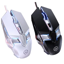 G5 Wired Gaming Mouse Colorful Backlight 6 Button Silent Mouse 4-Speed 3200 DPI RGB Gaming Mouse For Computer Laptop Mice
