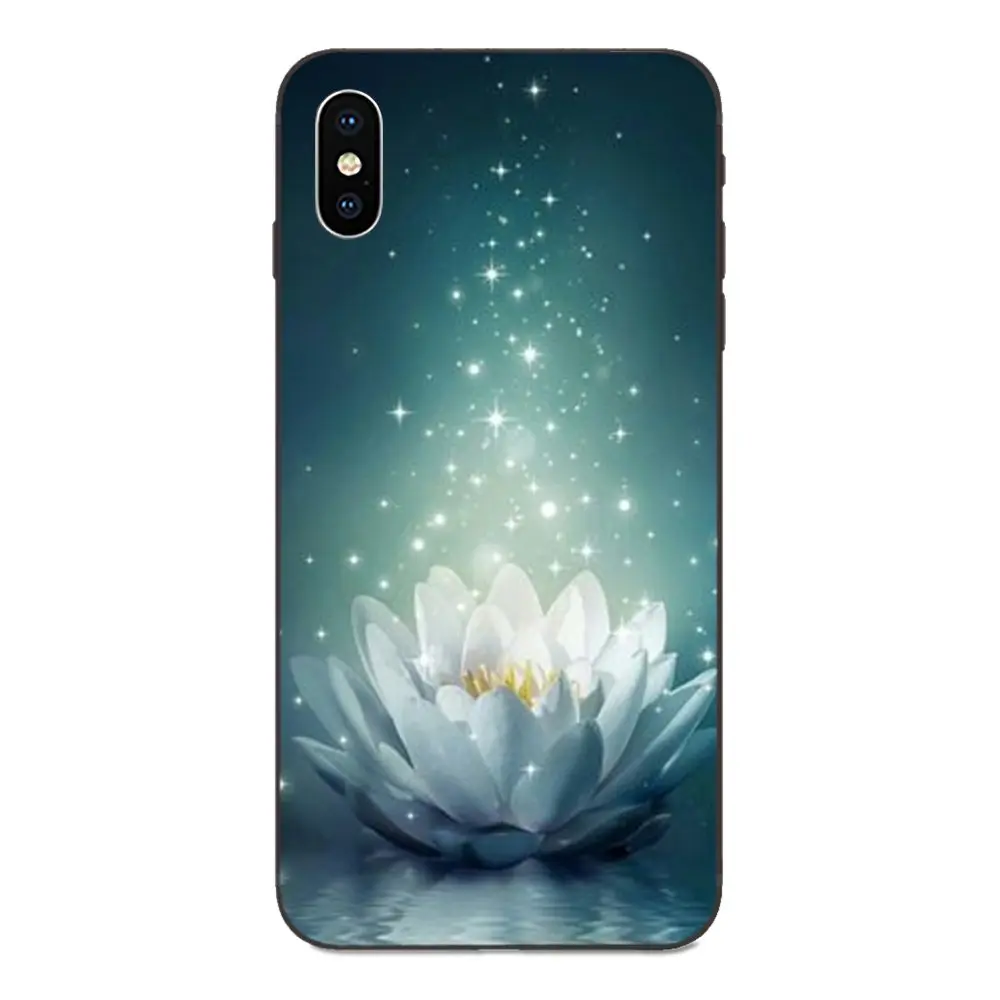 Bright Amazing Lotus Flower Artistic Sweet Flowers For Apple iPhone 4 4S 5 5S SE 6 6S 7 8 Plus X XS Max XR Soft Pattern | Мобильные