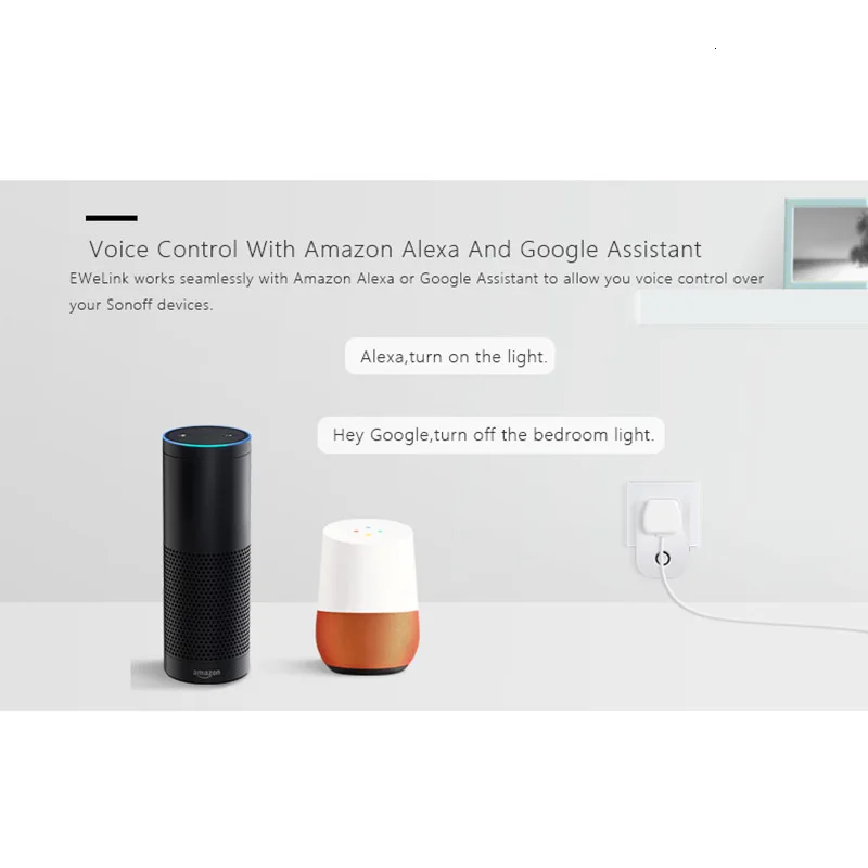 Sonoff Europe S26E Fund Wifi Intelligence Timing длинный переключатель диапазонов Spirit Voice Socket |