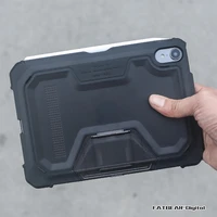 for apple ipad mini 6 2021 fatbear tactical military grade rugged shockproof armor buffer case soft cover