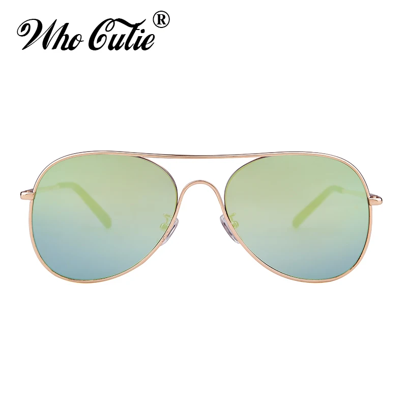 Женские солнцезащитные очки с металлической оправой WHO CUTIE Винтажные