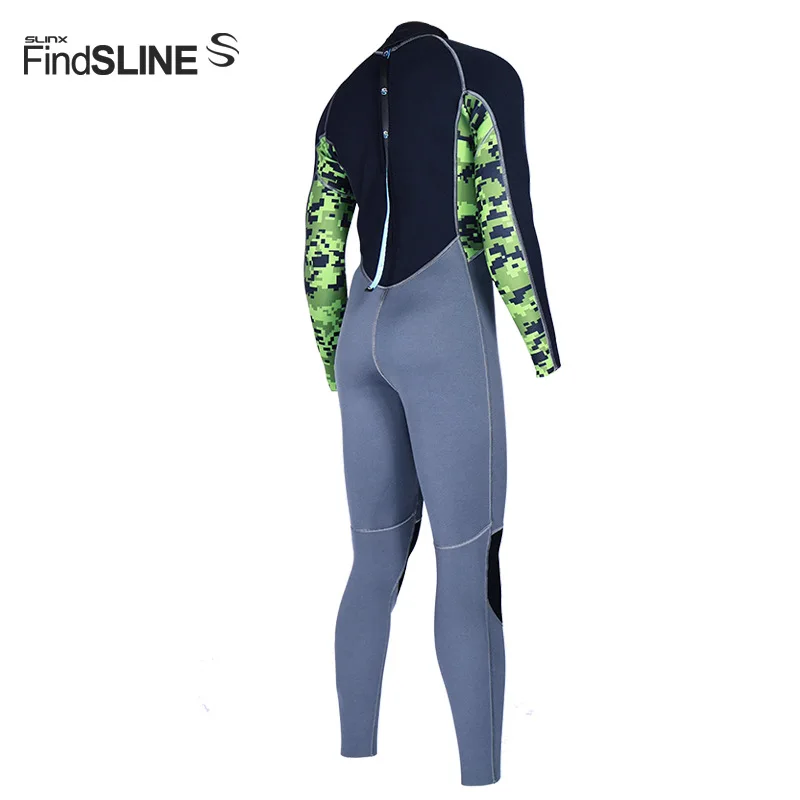 Мужской Цельный гидрокостюм Slinx из неопрена суперэластичный облегающий костюм