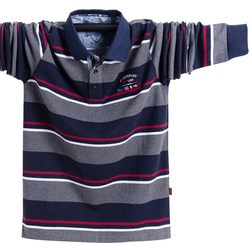 Рубашка-поло мужская с отложным воротником х/б | Мужская одежда