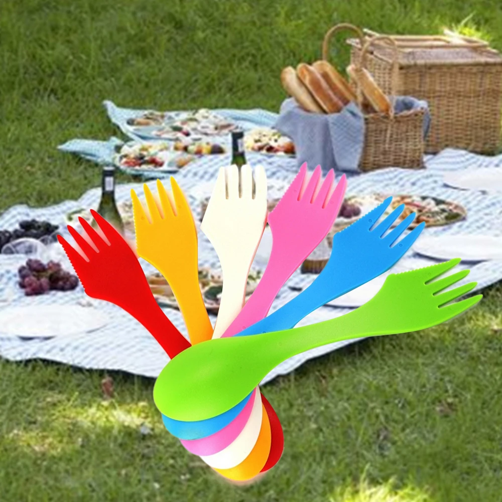 3 в 1 вилка ложка|Столовые приборы для пикника| |