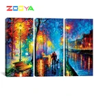 Zooya алмазная живопись подсветка для пар картина маслом Алмазная вышивка полная Алмазная мозаика картина Стразы Rp394