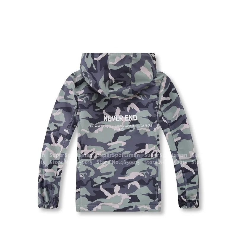 Детская зимняя флисовая куртка для мальчиков Камуфляжная мягкая