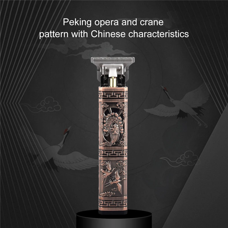 Портативный беспроводной триммер для волос профессиональная машинка стрижки