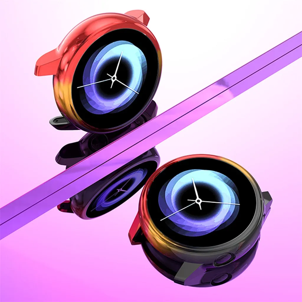 Гальванический чехол из ТПУ для Samsung Galaxy Active защитный часов сменный Спортивная