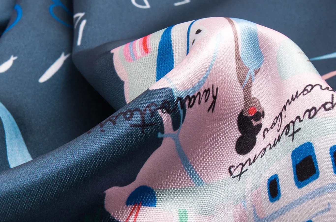 

Pajamas Women's Summer Viscose Fiber Thin Long Sleeve Long Pants Two Piece Suit Cute Silk Women's Leisure Tops sleepwear