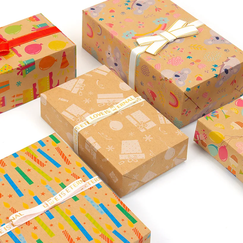 Wedding Green Decoration Gift Wrap Artware Kraft Packing Paper Vellum Paper Origami Paper