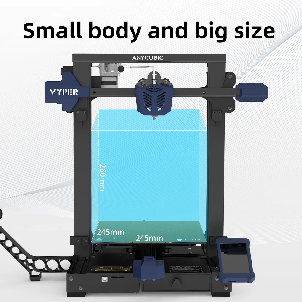 3D-принтер ANYCUBIC Vyper FDM с автоматическим выравниванием большой сенсорный экран