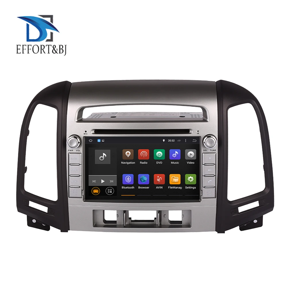 Автомобильное радио 4 гб Android 9 0 автомобильный dvd плеер для HYUNDAI SANTA FE 2006 2012 3