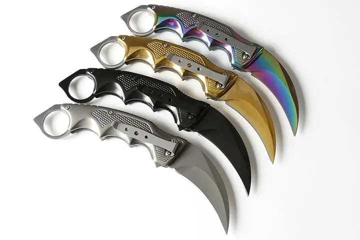Новый складной нож Karambit Csgo быстро открывающийся тактический карманный открытый