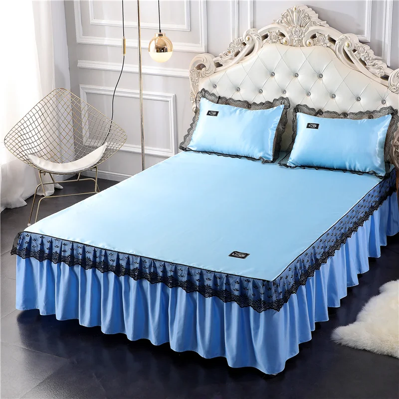 Комплект кружевной постельного белья из 2/3 предметов кружевная вискозная