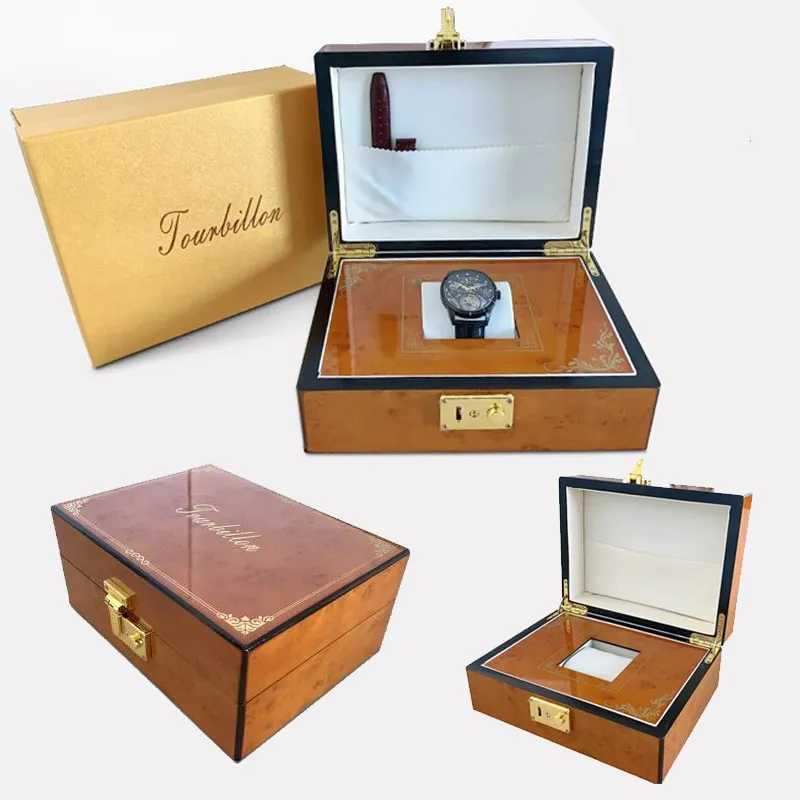 Брендовые роскошные механические часы Tourbillon, мужские наручные часы с ручным подзаводом, светящиеся сапфировые часы в подарок
