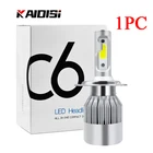 Лампы светодиодсветодиодный для автомобильных фар, 1 шт., C6, H1, H3, H4, H7, 880, H11, HB3 светодиодный, 9004, 9005, HB4, 9006, H13, 6000K, 72 Вт, 12 В, 12000 лм