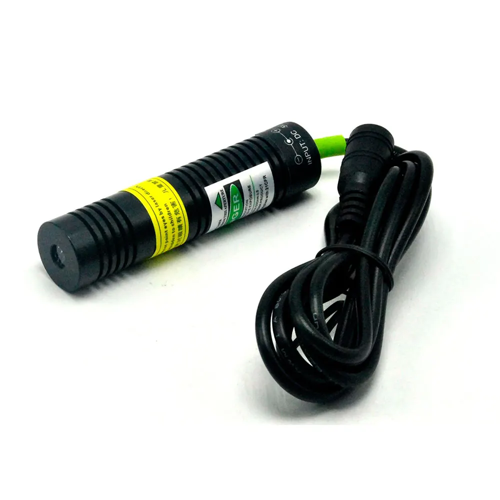 w 5V Adapter 50mw 532nm Dot Green Laser Diode Module 18mmx75mm &amp k9 Glass Lens US/EU/UK/AU | Лампы и освещение