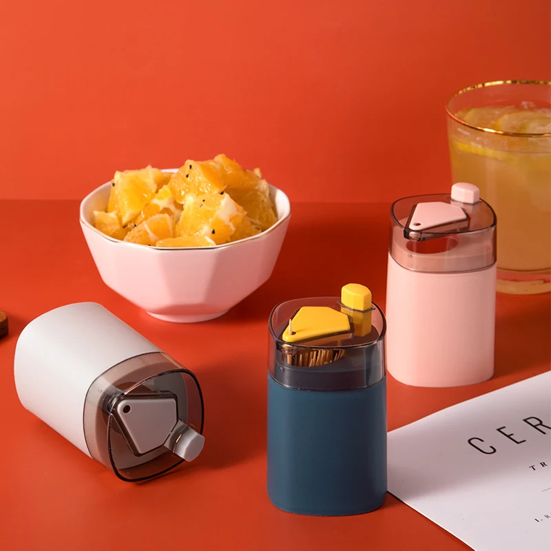 

Push-Type Toothpick Container Creative Automatic Kitchen Living Room Toothpick Bottle Toothpick Box Container Dispenser Rack