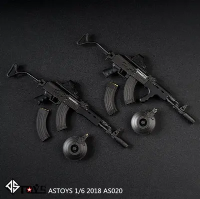 Экшн фигурки модели ASTOYS AS030 AK47 AKM модель российского оружия черная версия