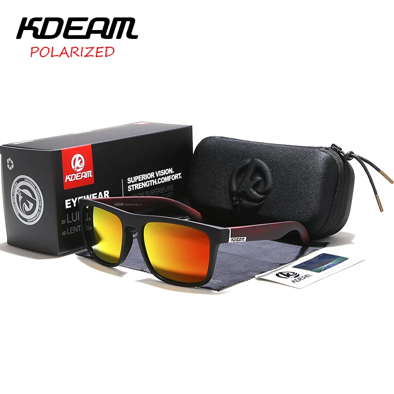 Солнцезащитные очки KDEAM поляризационные для мужчин и женщин пляжные дорожные