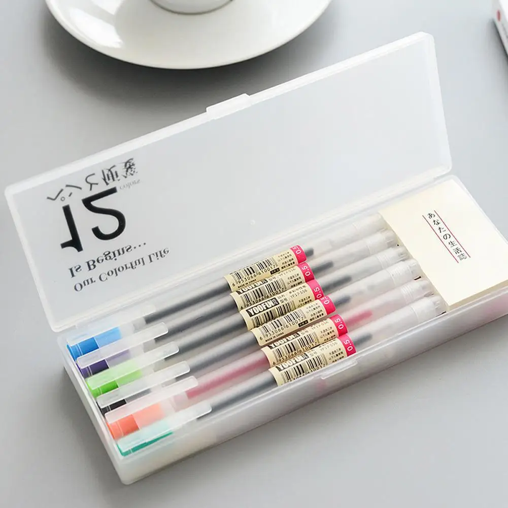 

12 Colors Gel Pen Refills 0.5mm Note Pad Office Stationery School Supplies