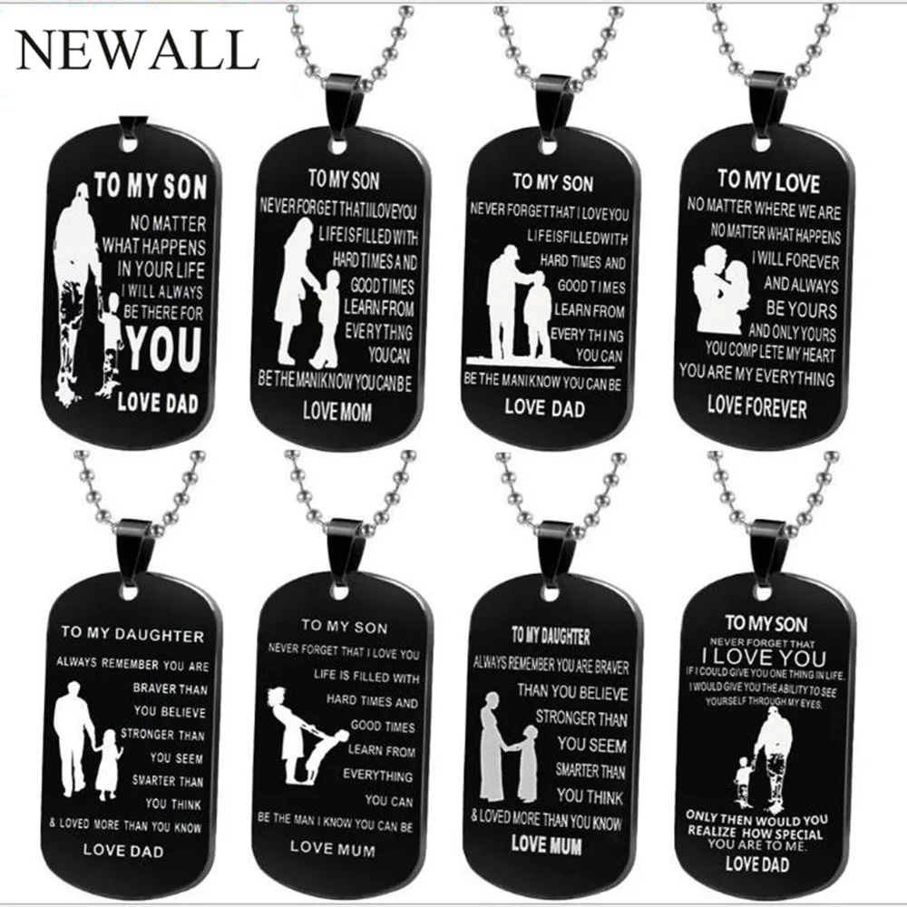 Ожерелье-подвеска ручной работы из нержавеющей стали с черным покрытием и