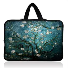Blue Prunus Laptop Bag Case For Macbook Air Pro 11 12 13 14 15 Xiaomi Lenovo Asus Dell HP Notebook Sleeve 13.3 15 inch Case