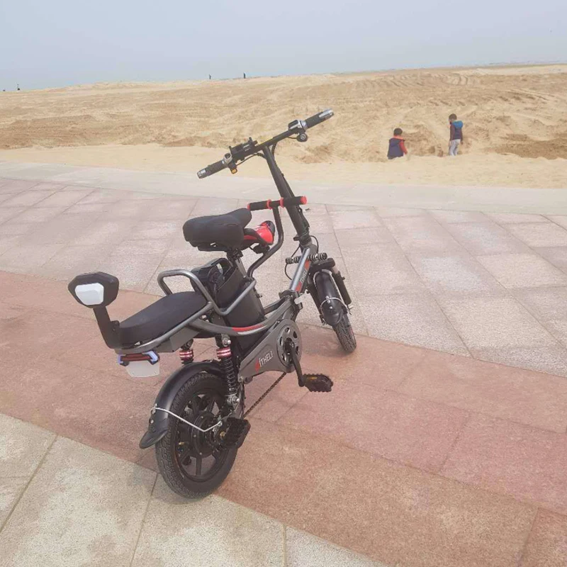 14 дюймовый литиевая батарея электрического велосипеда e bike 48V 400W складной