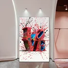 Картина с надписью любовь, цветная, настенная, для украшения семейной, спальни, детской комнаты