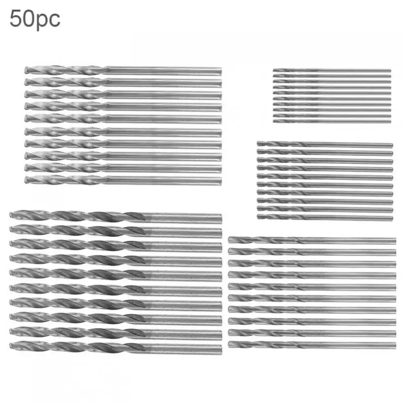 50 шт./лот Титан Сверла покрытые нитями высокоскоростного формирования из
