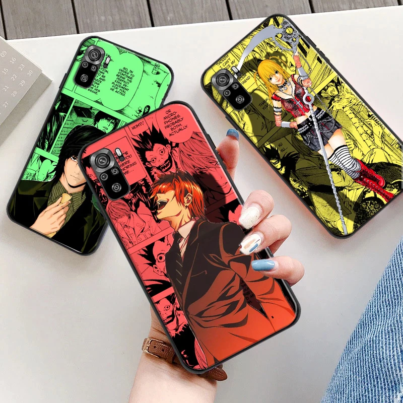 

Anime Manga Death Note Ryuk Phone Case For Xiaomi Redmi 9 9i 9AT 9T 9A 9C 10X 4G 5G Note 10 10T 5G 10S TPU Back Cover Funda Capa