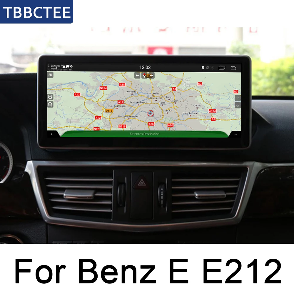 For Mercedes Benz E Class W212 2010~ Car Android System 1080P IPS LCD Screen Car Radio Player GPS Navigation BT WiFi AUX Map