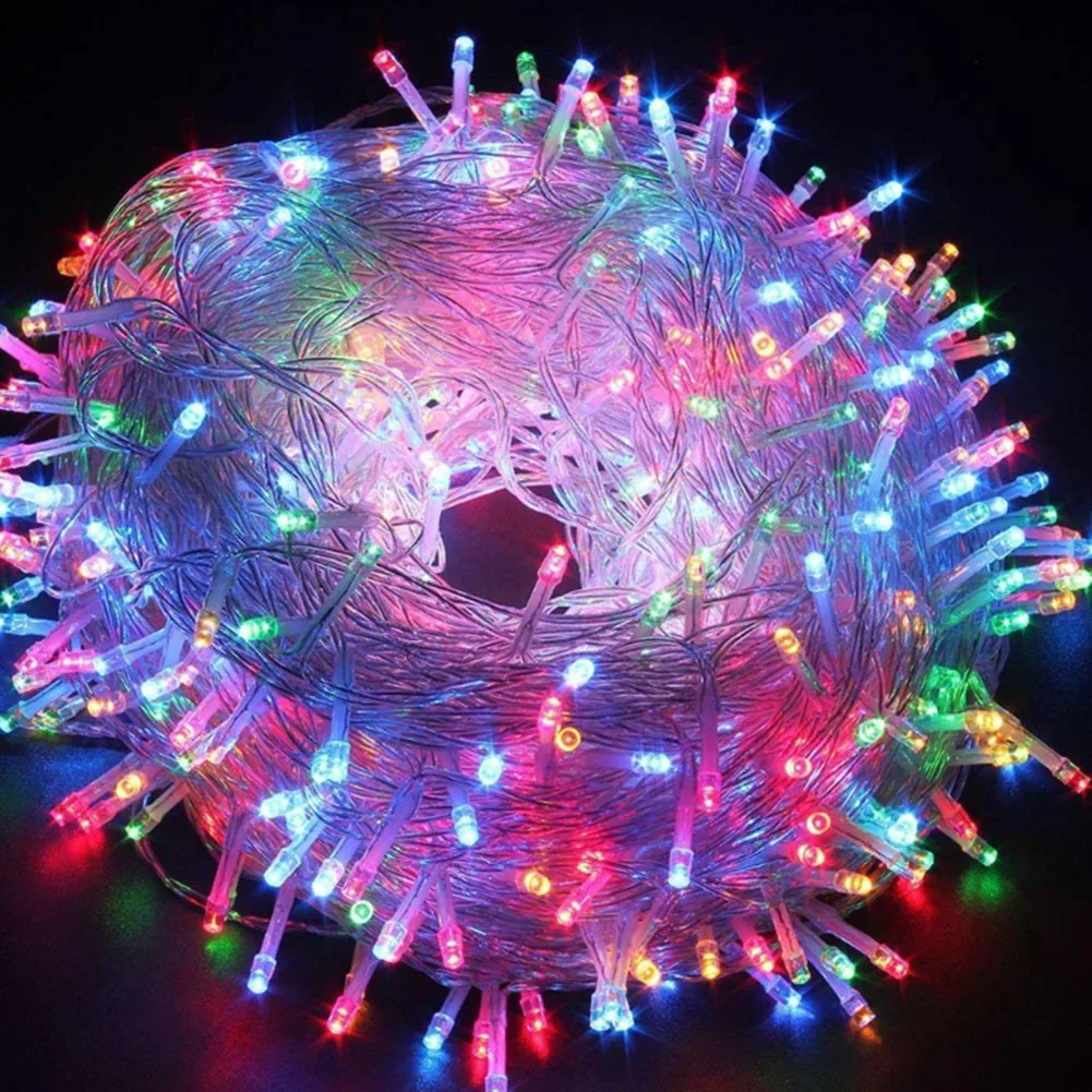

10/20/40/100LED Waterproof Fairy Lamp Multicolor Chain Lamp Outdoor Decorative String Lights Atmosphere Lighting for Holidays