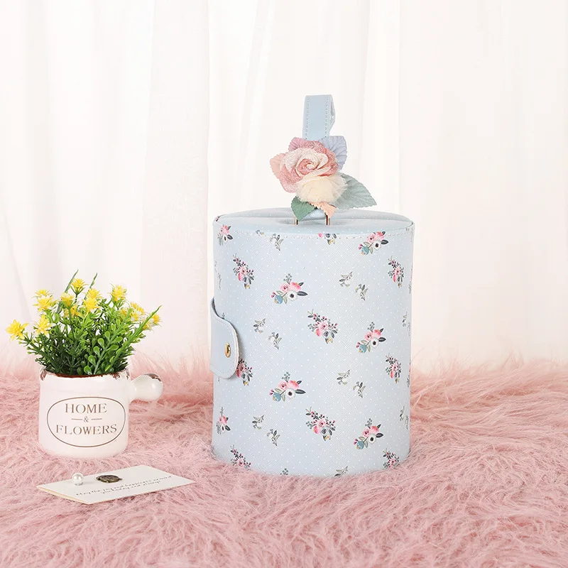 Коробка для хранения ювелирных изделий круглая многослойная | Украшения и