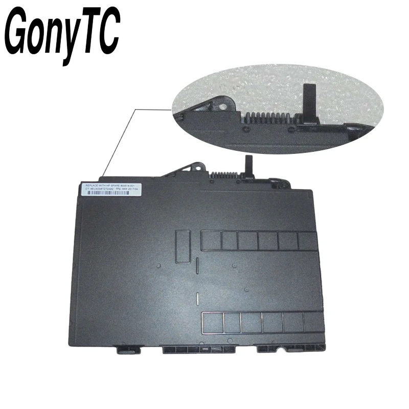 

GONYTC SN03XL Laptop Battery For HP EliteBook 820 725 G3 G4 800514-001 800232-241 HSTNN-UB6T HSTNN-DB6V 11.4V 44WH Black