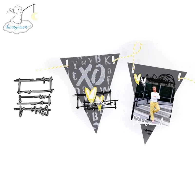 СН забор Новый дизайн ремесло металлические Вырубные штампы Скрапбукинг альбом