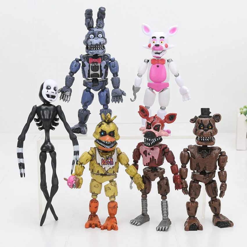 Лидер продаж 6 шт. с рисунком персонажей из игры пять ночей в Фредди Five Nights at