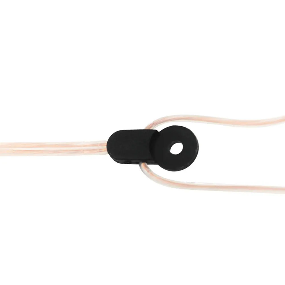 

75 Ohm Male Connector Stereo Home Indoor Use Accessories FM HD Radio Antenna For Receiver T Shape Transparent Dipole Sound