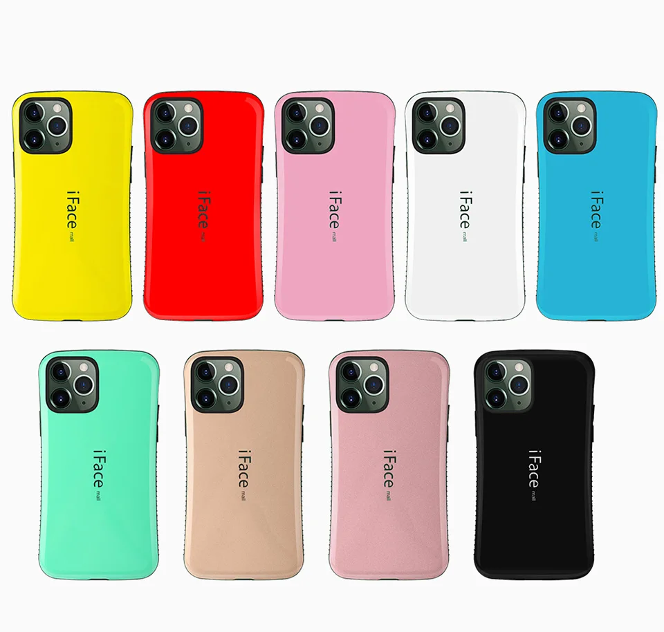Противоударный чехол iFace для iPhone 12 Mini 11 Pro XS Max X XR 7 8 6 6S Plus SE 2020 Гибридный