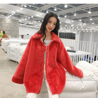 Top brand New Style 2020 High-end Fashion Women Faux Fur Coat C1  high quality