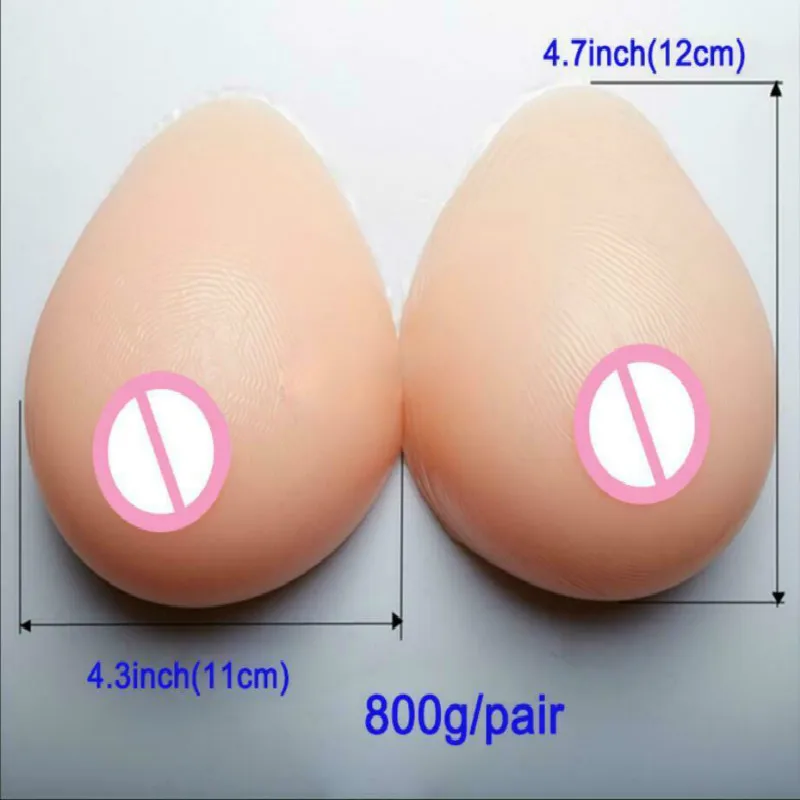 1800g Artificial Silicone Breast Forms Fake Boob Top Quality Realistic Soft Boobs Crossdresser Queen Transvestite Mastectomy Bra