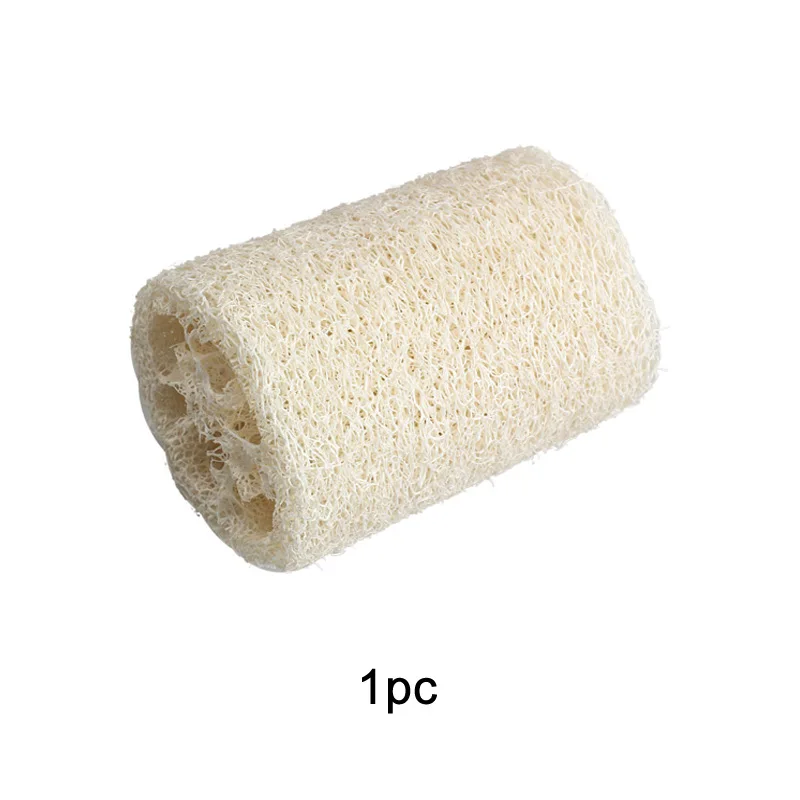 1pc no rope white7.5 1 шт./3 шт. Горячая ванна для тела для душа Губка скруббер натуральный Luffa Loofa массаж тела губка скруббер ZXH - Цвет: 1pc no rope white7.5