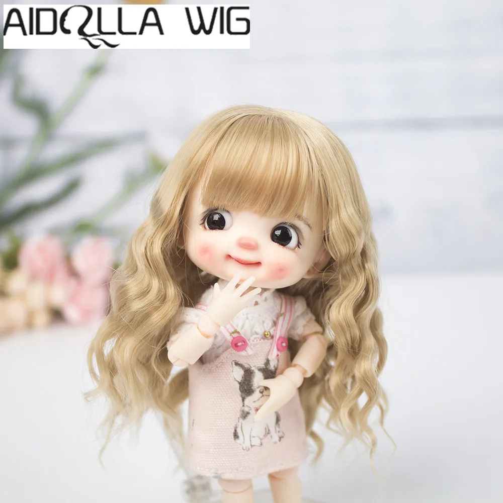 Новая кукла Aidolla 1/8 BJD & Kurhn парик из мягкого волокна волосы для новорожденных