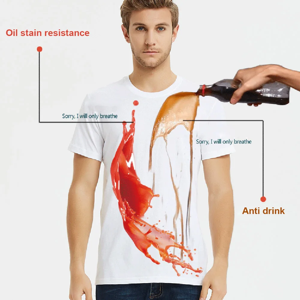 2019 новые мужские однотонные футболки с короткими рукавами не впитывающие воду