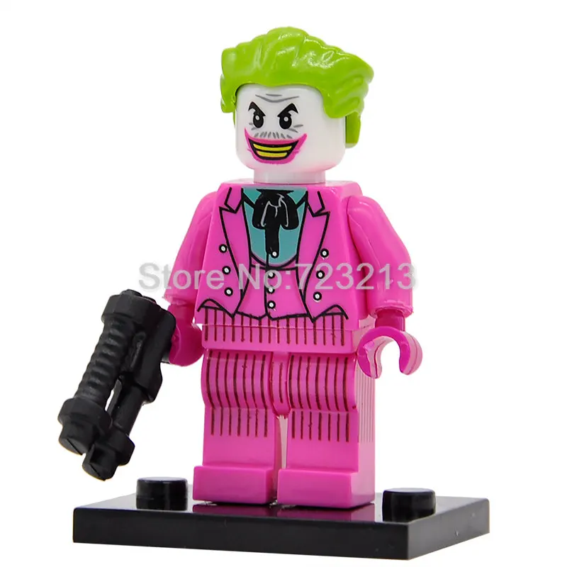 Joker Одиночная фигурка супергероя, айсман X-men, проф. Х. Китти, прайд, белая королева, тигр, Архангел, Psylocke, строительные блоки, кирпичи, игрушки - Цвет: Joker