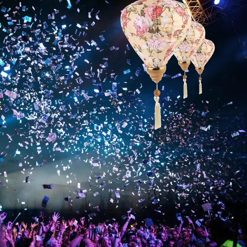 Цветочный узор украшение в виде фонаря средней осени вьетнамский фонарь