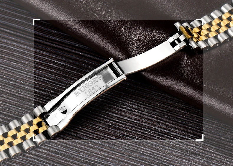 

Men's Women's Watch BINGER 552 Lover Automatic Mechanical Classic Business Fashion Luxury Couples Watch 2020